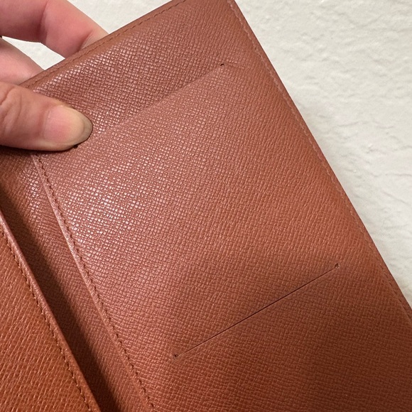 Auth LOUIS VUITTON  Monogram Agenda Poche Notebook Cover Brown - Picture 5 of 10